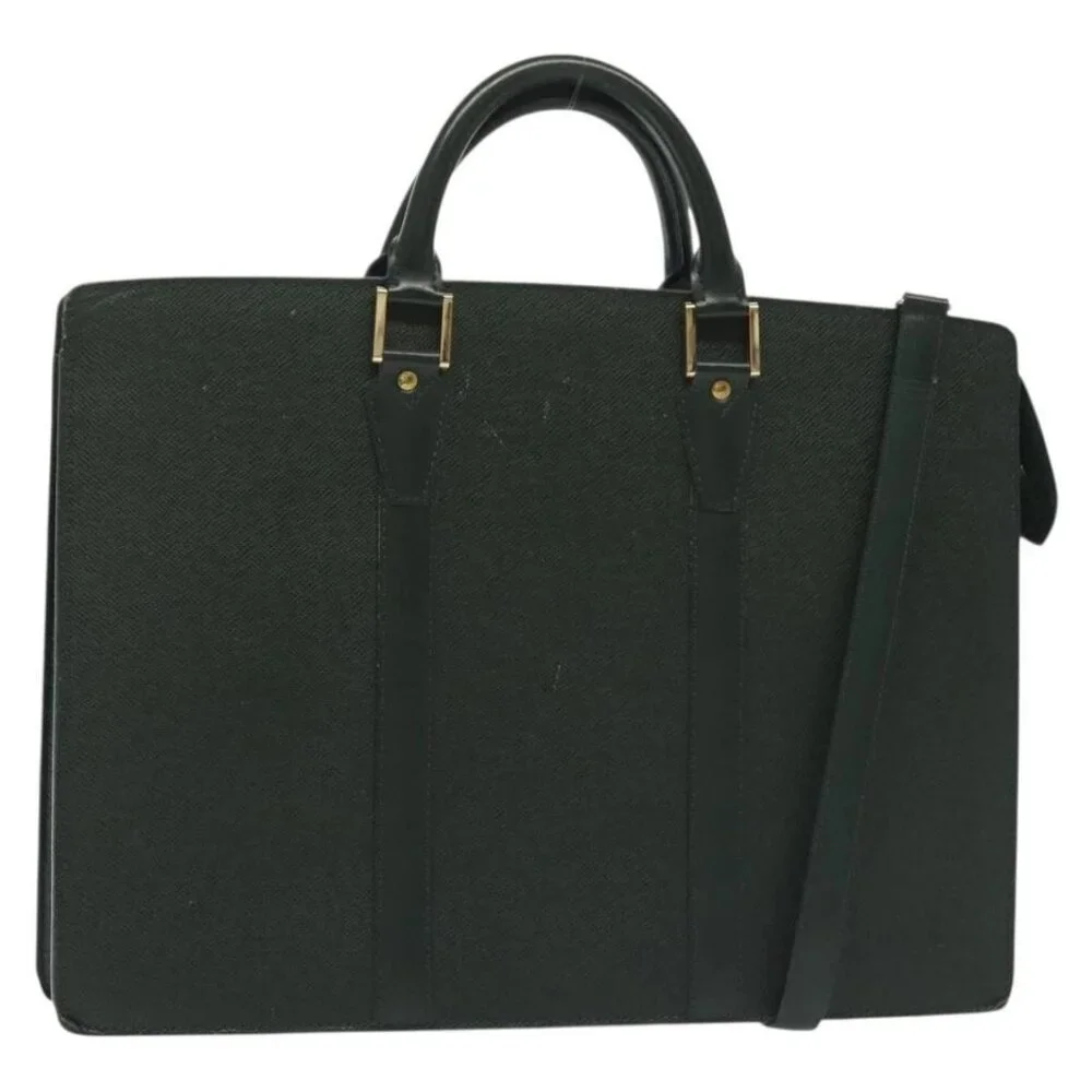 LOUIS VUITTON Taiga Porte Documents Rozan Business Bag Epicea M30054 Auth 142217